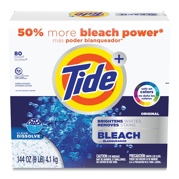 Tide Laundry Detergent, 144 oz Box, Powder, Tide Original PGC 84998 - main